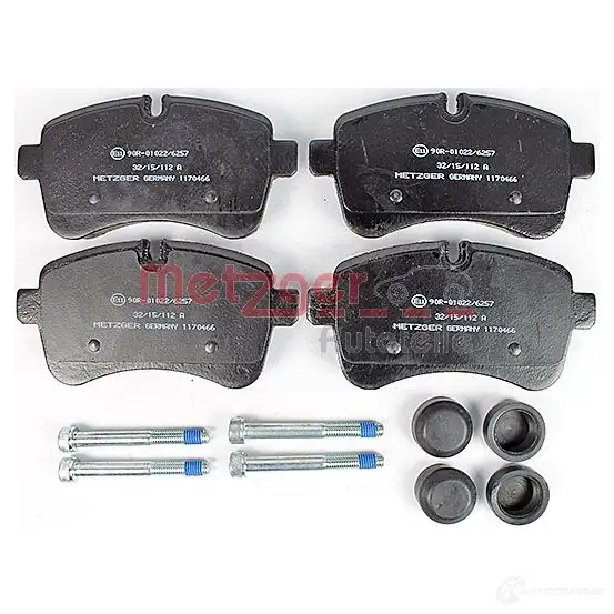 Тормозные колодки дисковые, комплект METZGER DSKR4R9 1170466 995737 2923 2 изображение 1