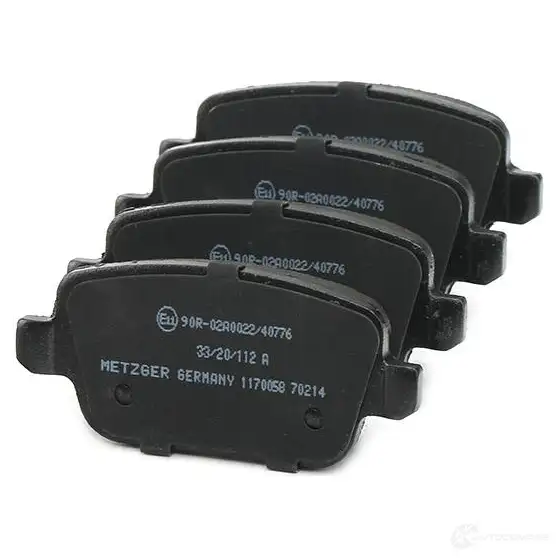 Тормозные колодки дисковые, комплект METZGER BGOAC 1170058 995329 2453 7 изображение 2