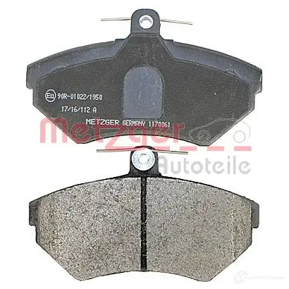 Тормозные колодки дисковые, комплект METZGER 995332 1170061 2 1945 RM0VP изображение 2