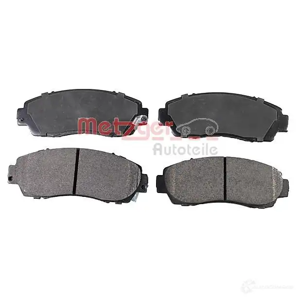 Тормозные колодки дисковые, комплект METZGER HIW54T P 1170911 1437583656 - Изображение 1