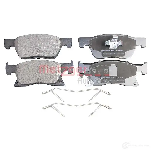 Тормозные колодки дисковые, комплект METZGER R77 70L 1437588836 1170857 - Изображение 1