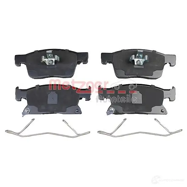 Тормозные колодки дисковые, комплект METZGER L PI7R5 1437583923 1170903 - Изображение 1