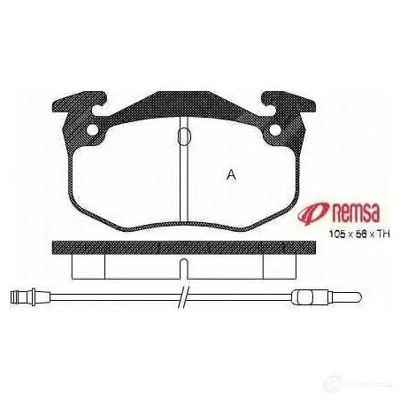 Тормозные колодки, комплект METZGER 1437583524 14432 0SM OTAW