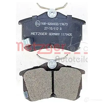 Тормозные колодки дисковые, комплект METZGER 2 3527 1170435 M9IS0 995706 изображение 2