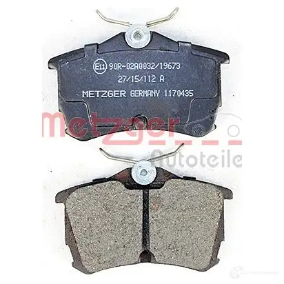 Тормозные колодки дисковые, комплект METZGER 2 3527 1170435 M9IS0 995706 изображение 3