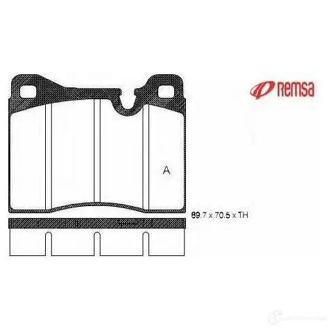 Тормозные колодки дисковые, комплект METZGER 995959 R5QPG4 2 0437 1170693