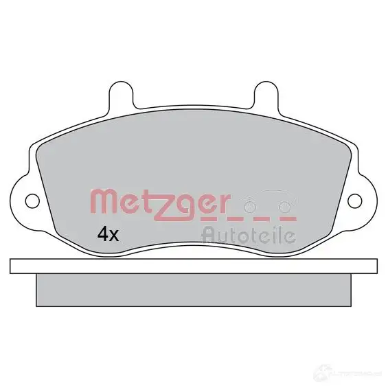 Тормозные колодки дисковые, комплект METZGER 1170553 995824 LIZLG 2330 2 - Изображение 1