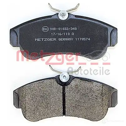 Тормозные колодки дисковые, комплект METZGER 995845 2154 6 1170574 FSVZK изображение 2
