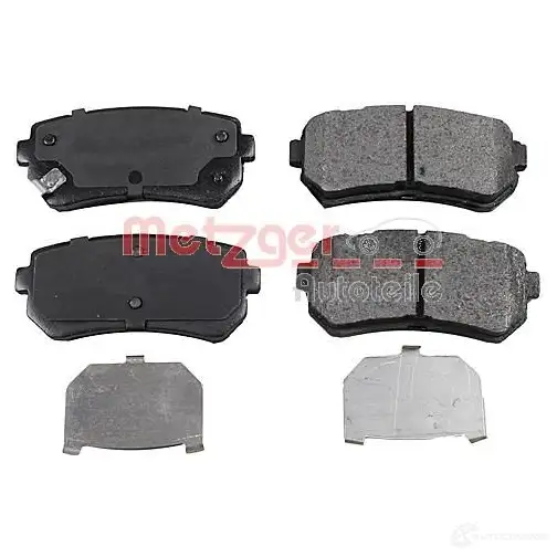 Тормозные колодки дисковые, комплект METZGER 1437582358 1170912 0J 477I изображение 1
