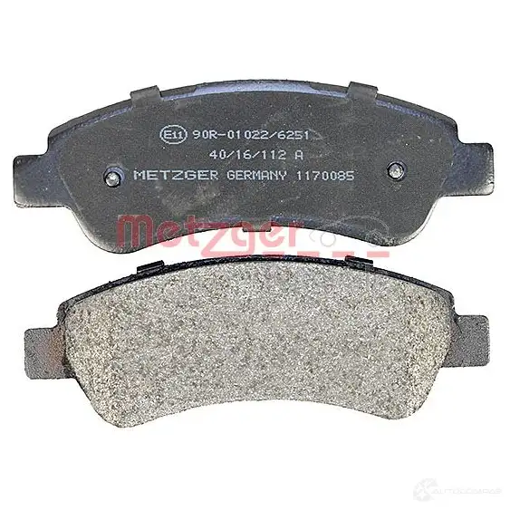 Тормозные колодки дисковые, комплект METZGER 995356 EDFP2ZJ 1170085 24 465 изображение 2