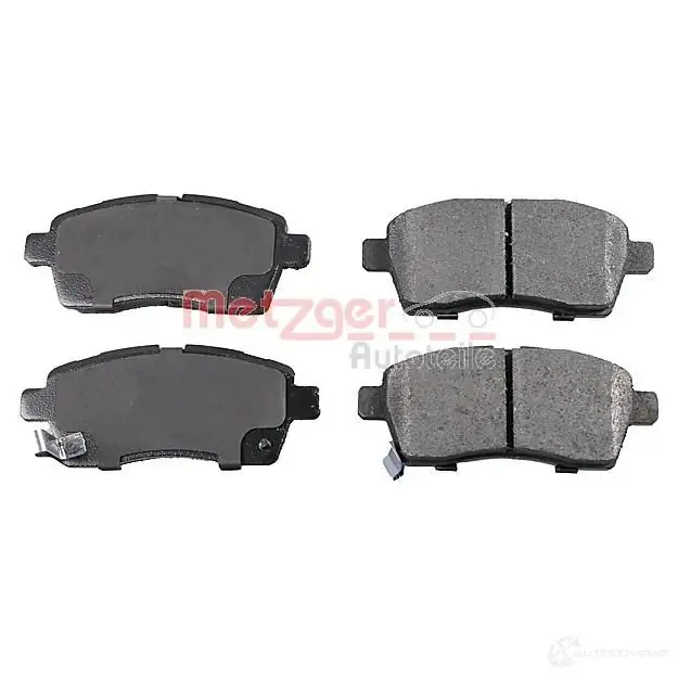 Тормозные колодки дисковые, комплект METZGER 1170917 G3T IHU3 1437587630