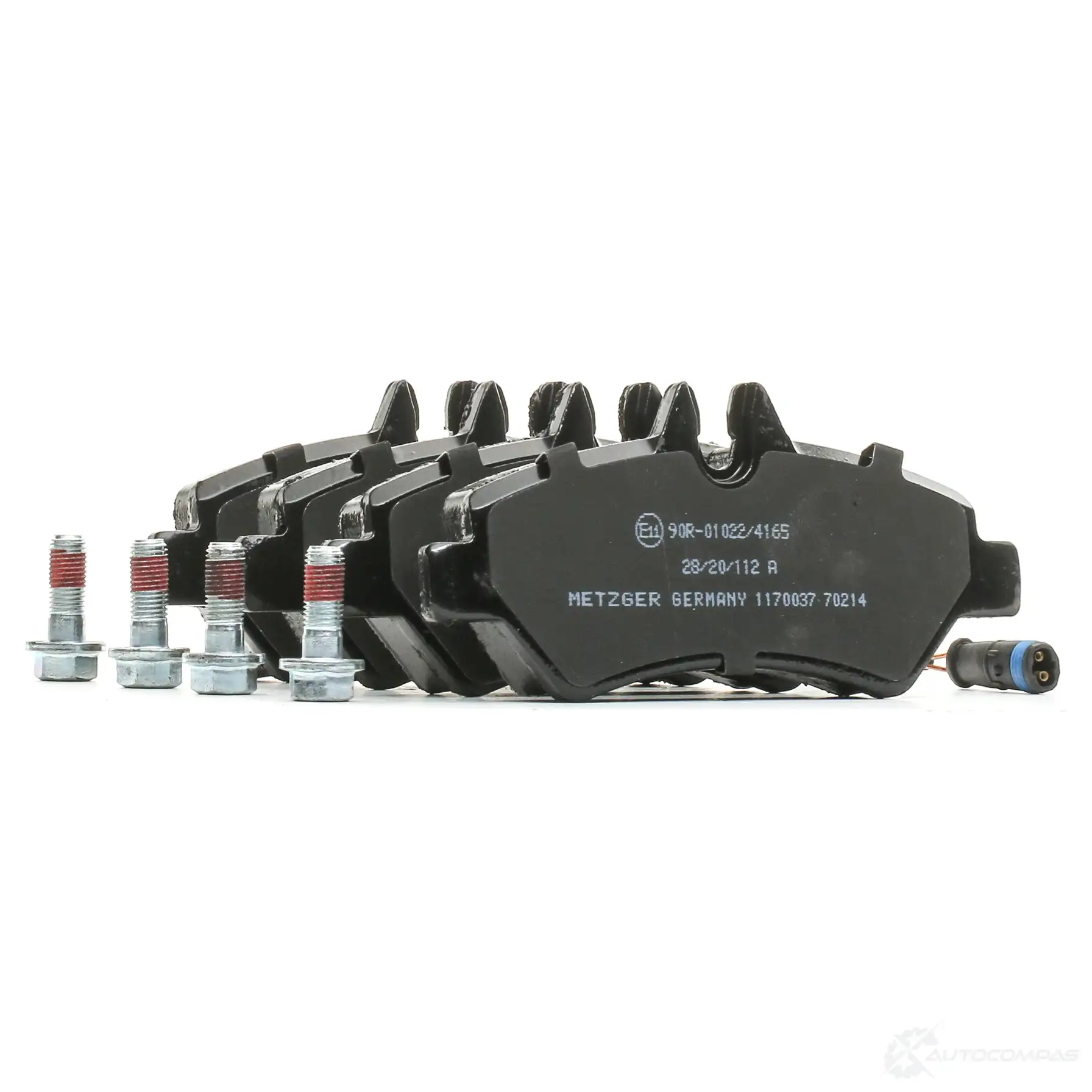 Тормозные колодки дисковые, комплект METZGER 995308 QS1GRW 2919 0 1170037 - Изображение 1