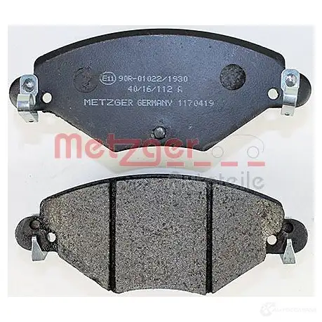 Тормозные колодки дисковые, комплект METZGER 23 277 1170419 995690 QBYBTA изображение 2