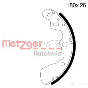 Тормозные колодки METZGER 4250032415068 1011906 71UM 7T MG 659