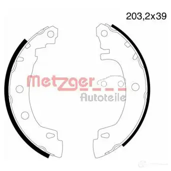 Тормозные колодки METZGER MG 632 1011886 4250032414894 E7K7 3X