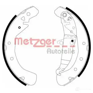 Тормозные колодки METZGER 1I Q2AHM MG 967 4250032443788 1011985