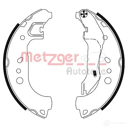 Тормозные колодки METZGER 4250032645274 1011757 MG 132 6X Z6R изображение 0