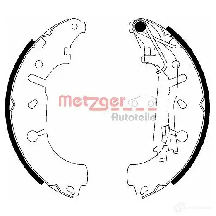Тормозные колодки METZGER ZFL65 ZA 1011762 MG 201 4250032450915 изображение 0