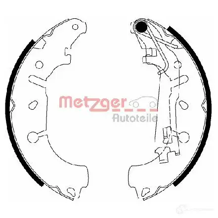 Тормозные колодки METZGER ZFL65 ZA 1011762 MG 201 4250032450915