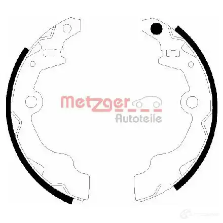 Тормозные колодки METZGER 4250032402211 6W4 TBZ MG 943 1011966 изображение 0