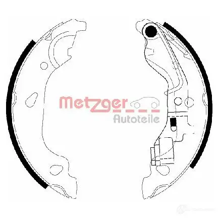 Тормозные колодки METZGER 1011942 SA9 IMS MG 738 4250032443443