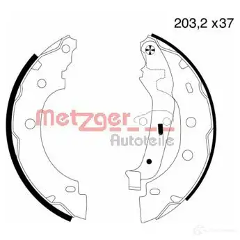 Тормозные колодки METZGER 1011917 UPPLS 9 4250032415150 MG 706
