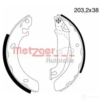 Тормозные колодки METZGER 4250032414184 2FZ7 I MG 539 1011839 изображение 0