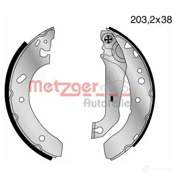Тормозные колодки METZGER FPJ Q7W MG 640 1011893 4250032414948