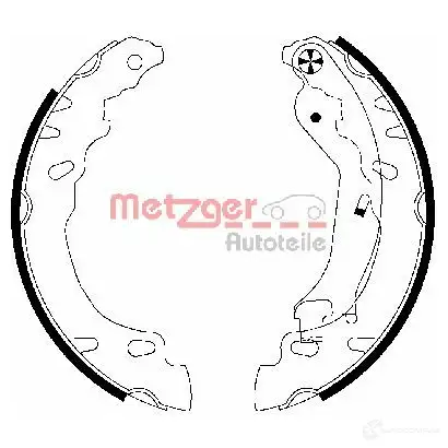 Тормозные колодки METZGER 4250032443610 QT0 S4B 1011962 MG 828