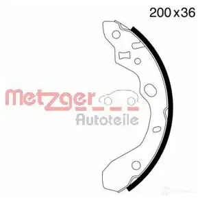 Тормозные колодки METZGER 4250032415259 MG 800 1011952 I FVY3
