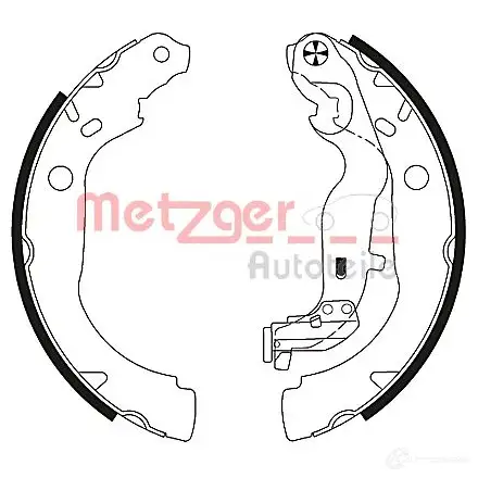 Тормозные колодки METZGER 2KBI 4U 4250032645267 MG 131 1011756 изображение 0