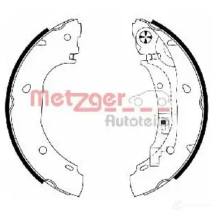 Тормозные колодки METZGER 4250032443993 1012007 MG 988 EOM5JT 1 изображение 0