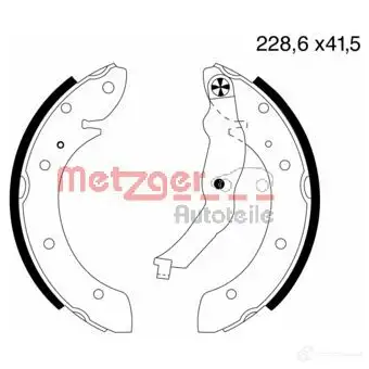 Тормозные колодки METZGER MG 579 1011859 4250032414559 W NDUHFQ