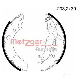 Тормозные колодки METZGER 1011858 4250032414542 MG 576 TLQ9 48