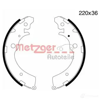 Тормозные колодки METZGER 2PF R6O 1011849 MG 565 4250032414399