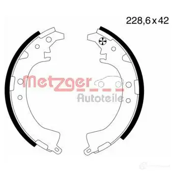 Тормозные колодки METZGER 1011936 DFFG1G MG 900 MG 729