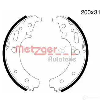 Тормозные колодки METZGER 1012015 4250032415396 MG 999 5EHC T