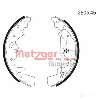 Тормозные колодки METZGER 1012005 OJ 0UIS MG 986 4250032443979
