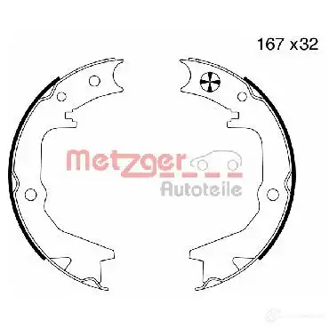 Барабанные колодки METZGER MG 992 4250032444020 1012009 XBJ SL изображение 0
