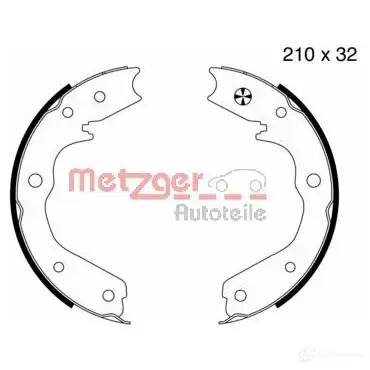 Барабанные колодки METZGER MG 817 4250032443597 51GV N 1011960 изображение 0