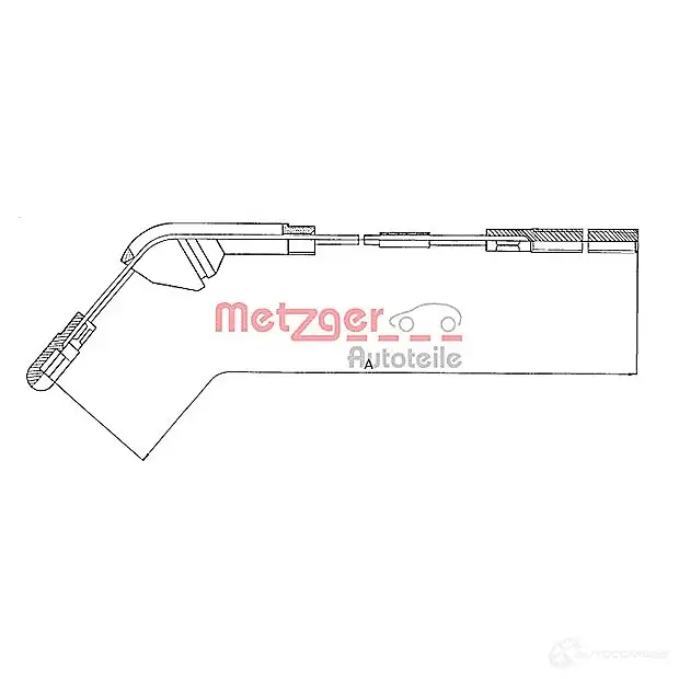 Трос ручника METZGER 24K7 Y 994683 11.5941 4250032406868