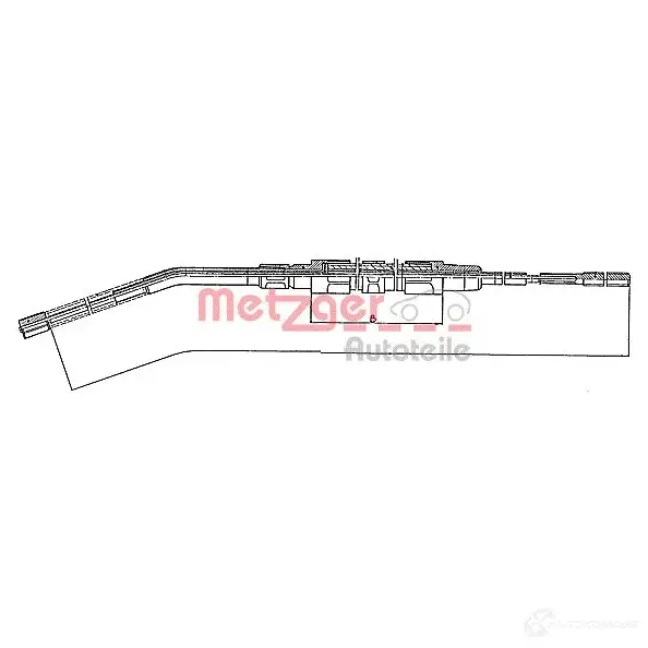 Трос ручника METZGER 10.425 4250032401498 993282 EX EQ2LV