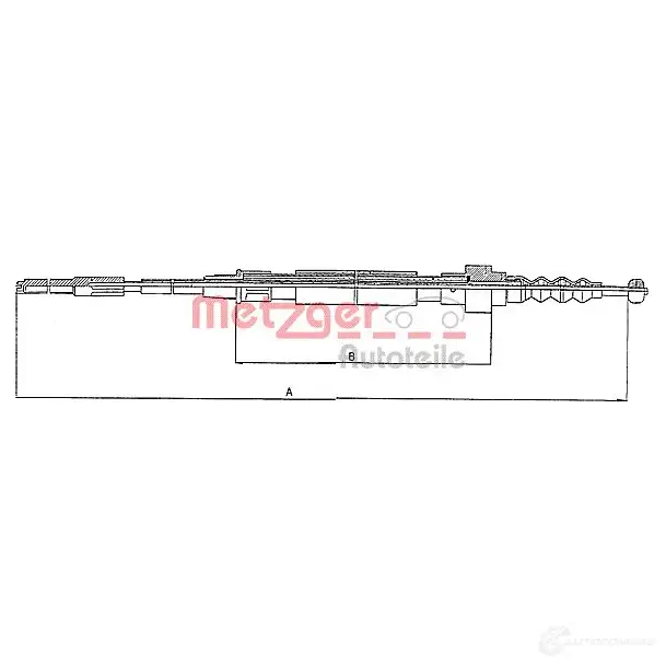 Трос ручника METZGER 0BTG8P5 993498 31607403 8 10.7403
