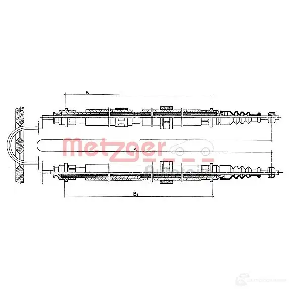 Трос ручника METZGER 4250032410933 1005609 431.2 BE 30XA