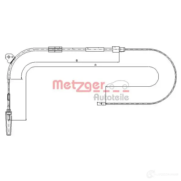 Трос ручника METZGER 993589 0KKRJ 0S 4250032442187 10.9328