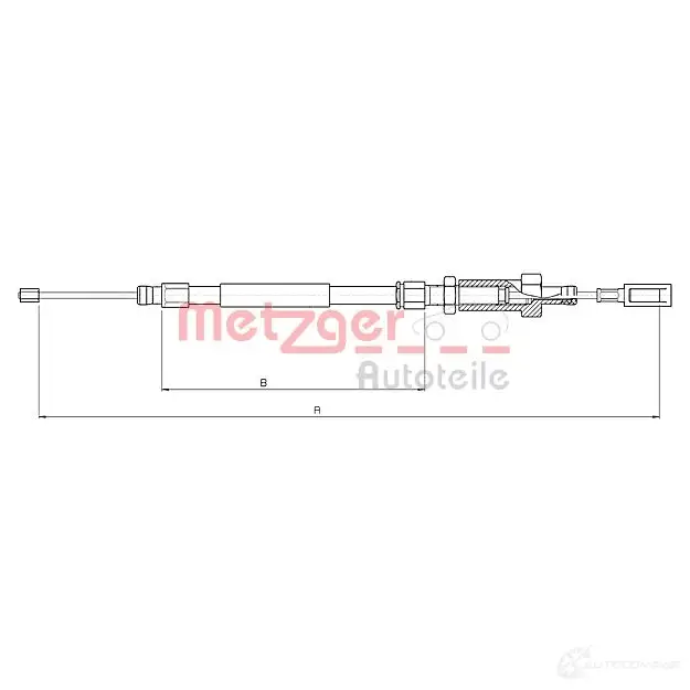 Трос ручника METZGER 4250032442385 O31C 8G 993346 10.4726