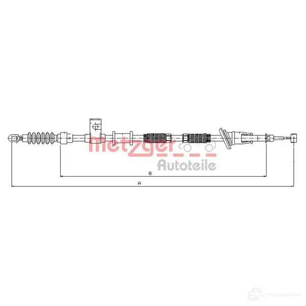 Трос ручника METZGER 10.8224 993572 4250032427573 E6HK J5