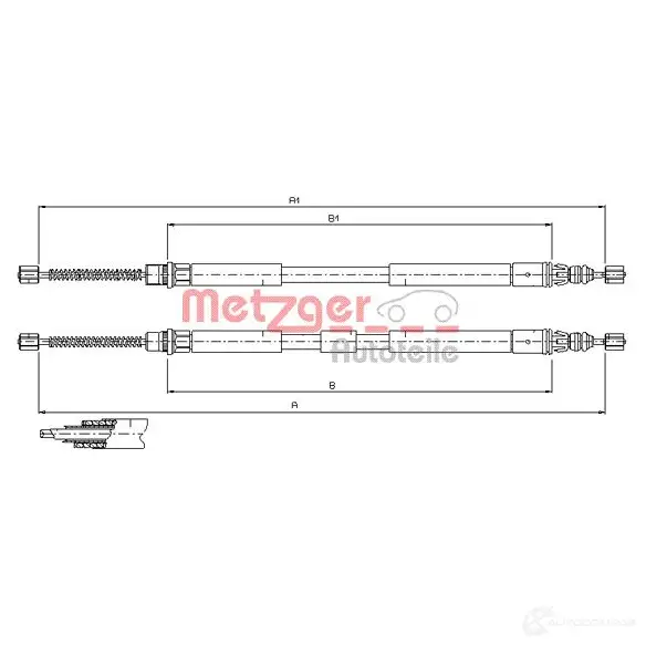 Трос ручника METZGER 11.6796 4250032450250 CY UWTDJ 994732