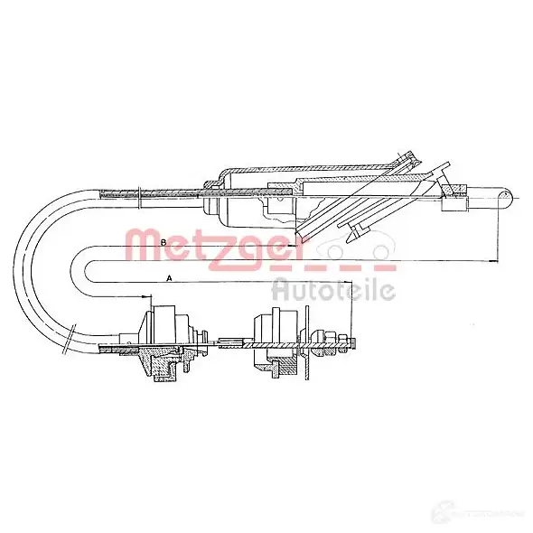 Трос сцепления METZGER 4250032405199 112251 994524 WCTK XS изображение 0