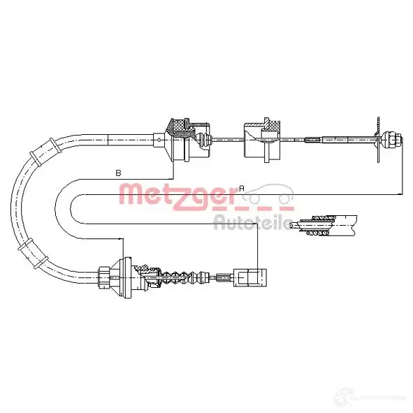 Трос сцепления METZGER 1172.7 RU50 26 4250032436032 996122